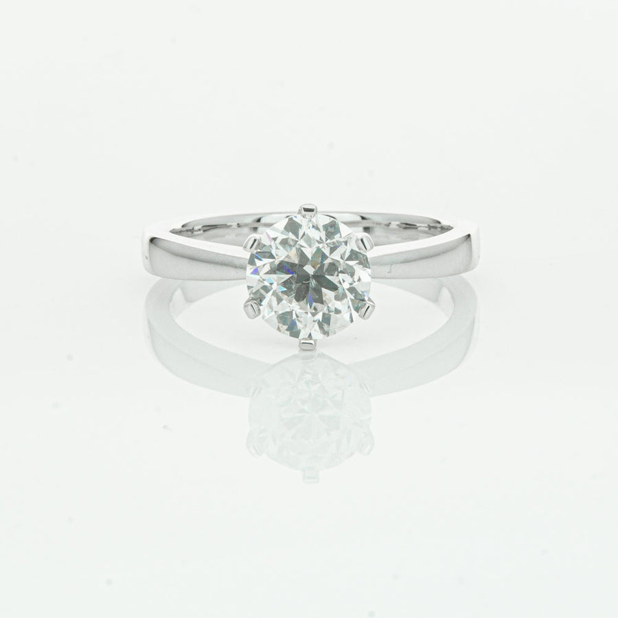 18ct White Gold 1.50ct Diamond Nova Ring-Ring-Walker & Hall