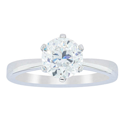 18ct White Gold 1.50ct Diamond Nova Ring-Ring-Walker & Hall