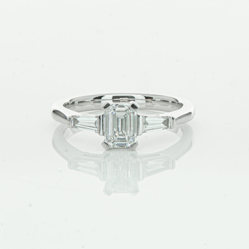18ct White Gold .80ct Diamond Ring-Ring-Walker & Hall