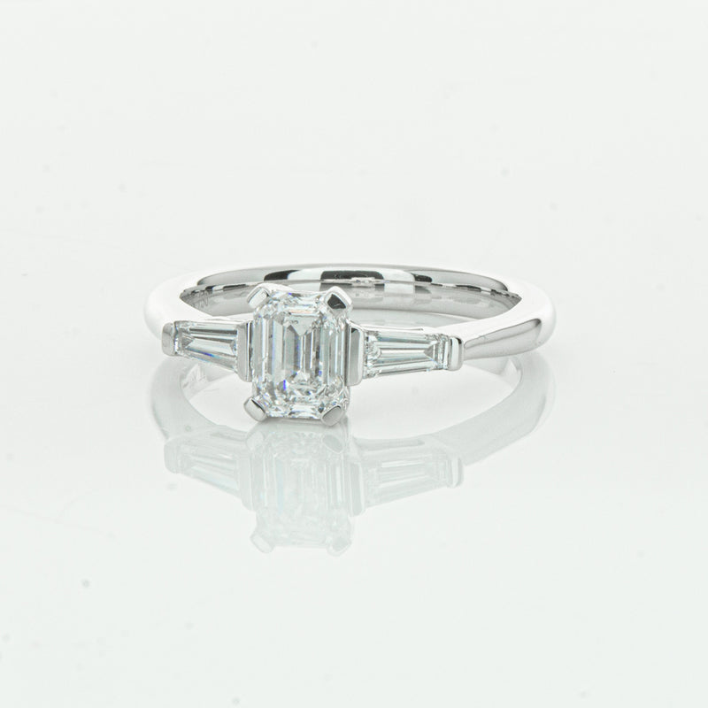 18ct White Gold .80ct Diamond Ring-Ring-Walker & Hall