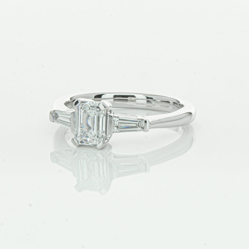 18ct White Gold .80ct Diamond Ring-Ring-Walker & Hall