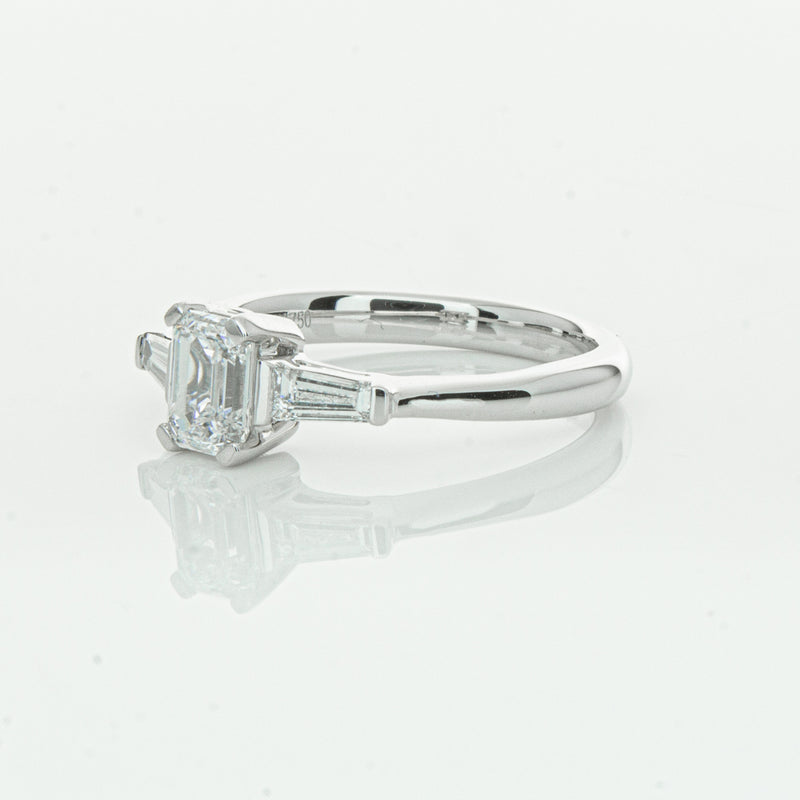 18ct White Gold .80ct Diamond Ring-Ring-Walker & Hall