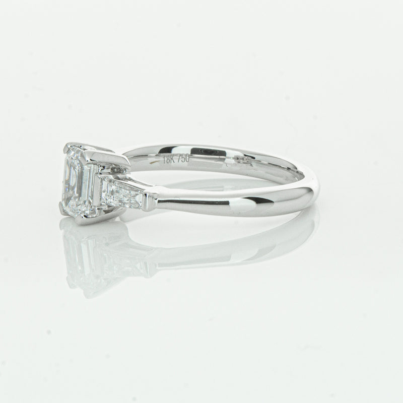 18ct White Gold .80ct Diamond Ring-Ring-Walker & Hall