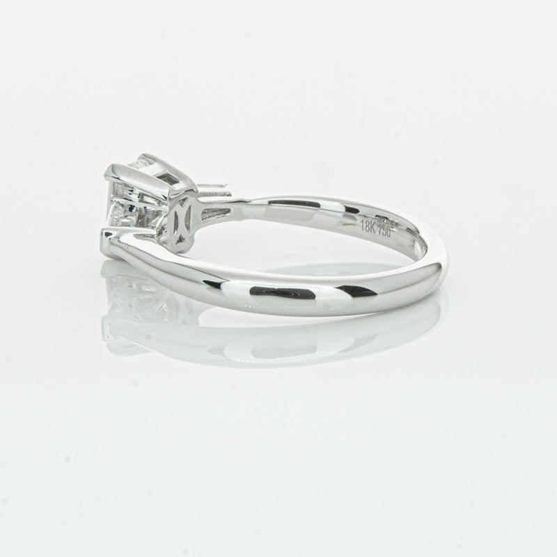 18ct White Gold .80ct Diamond Ring-Ring-Walker & Hall
