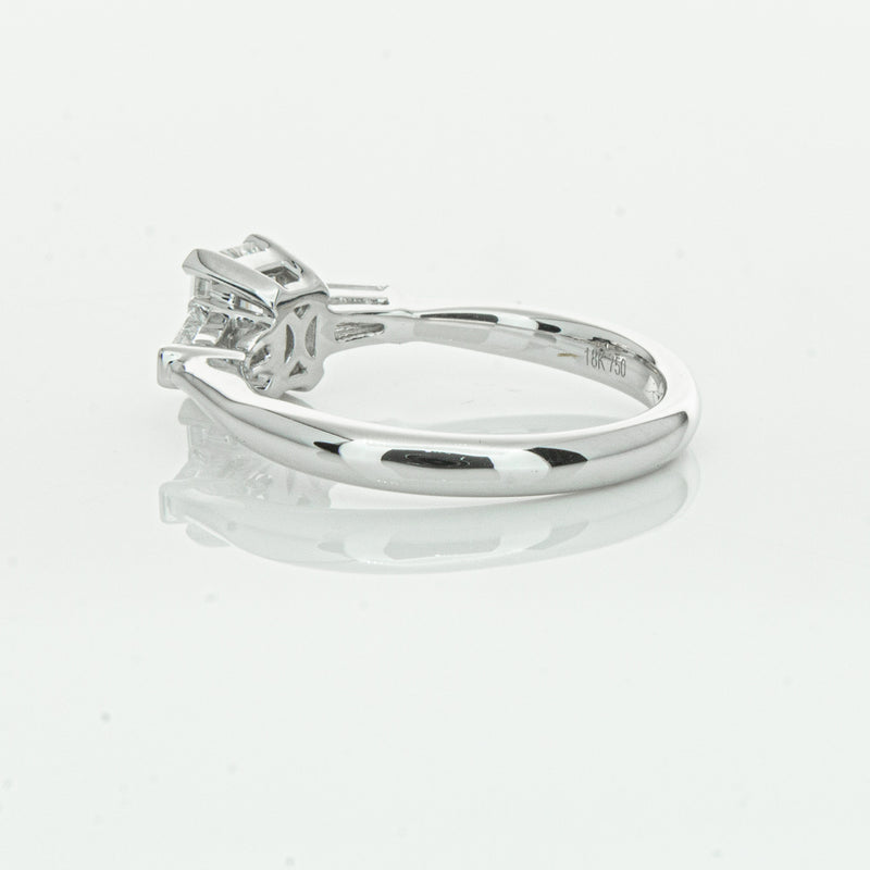 18ct White Gold .80ct Diamond Ring-Ring-Walker & Hall