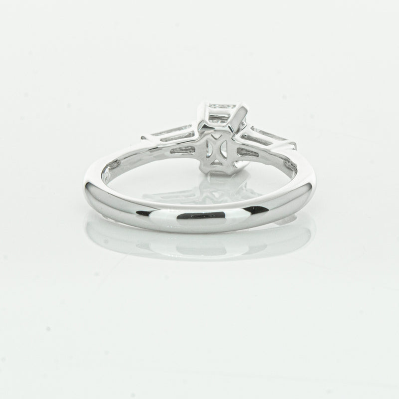 18ct White Gold .80ct Diamond Ring-Ring-Walker & Hall