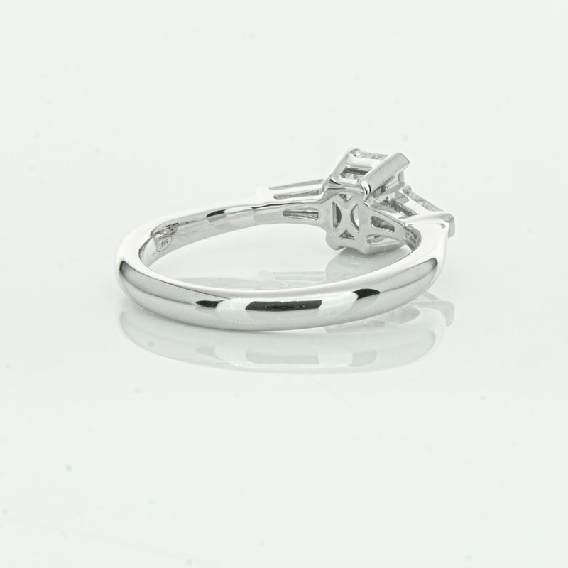 18ct White Gold .80ct Diamond Ring-Ring-Walker & Hall