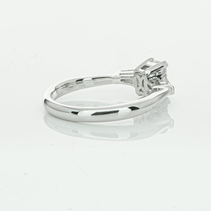 18ct White Gold .80ct Diamond Ring-Ring-Walker & Hall