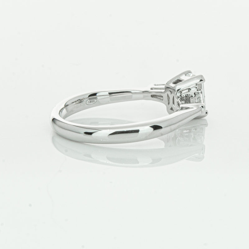 18ct White Gold .80ct Diamond Ring-Ring-Walker & Hall