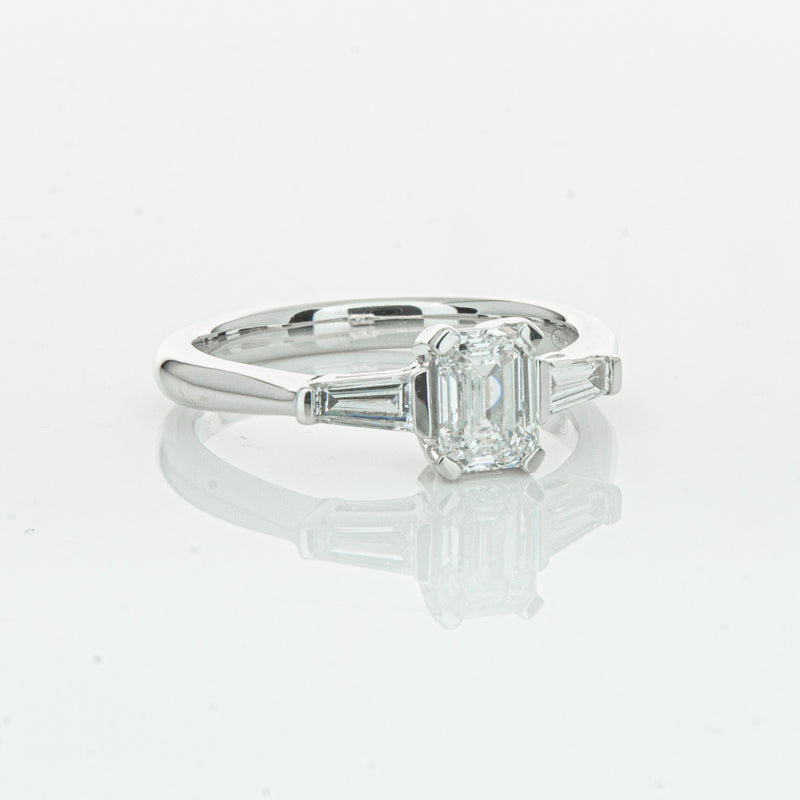 18ct White Gold .80ct Diamond Ring-Ring-Walker & Hall