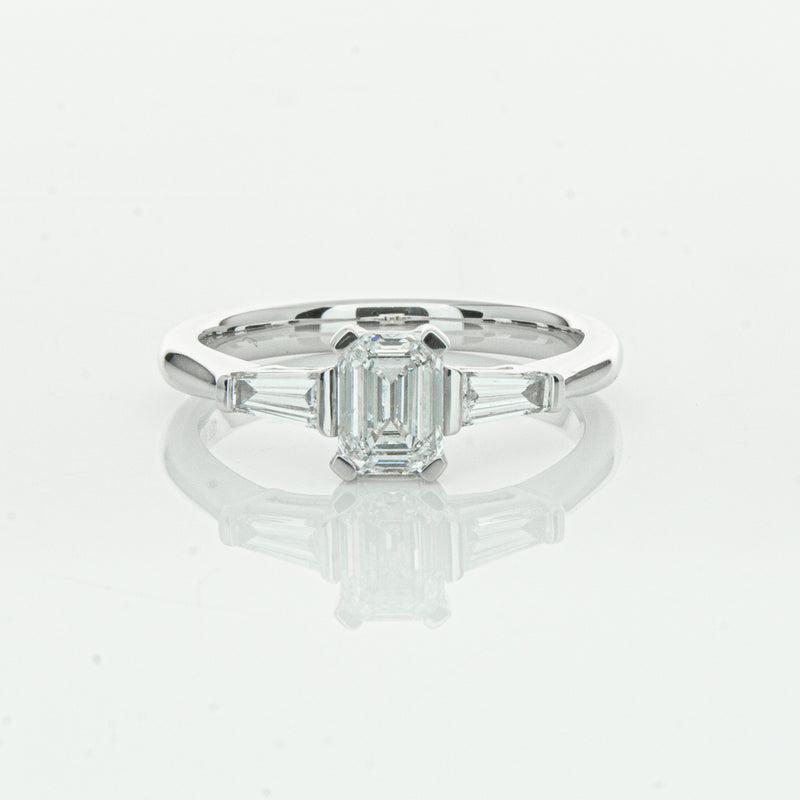 18ct White Gold .80ct Diamond Ring-Ring-Walker & Hall