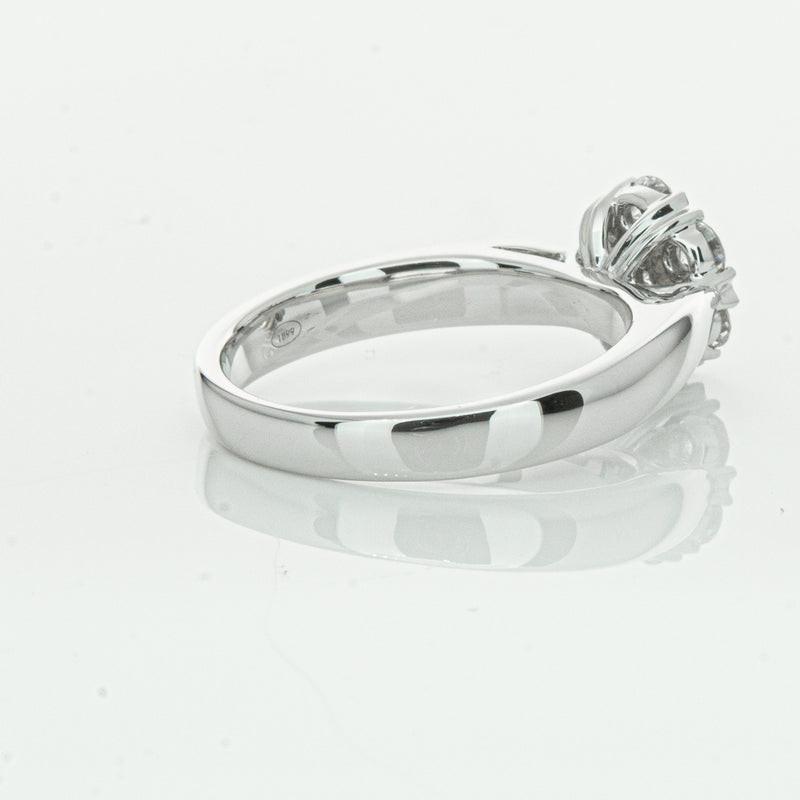 18ct White Gold .65ct Diamond Lotus Ring-Ring-Walker & Hall