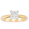 18ct Yellow Gold 1.00ct Princess Cut Diamond Venetian Ring-Ring-Walker & Hall