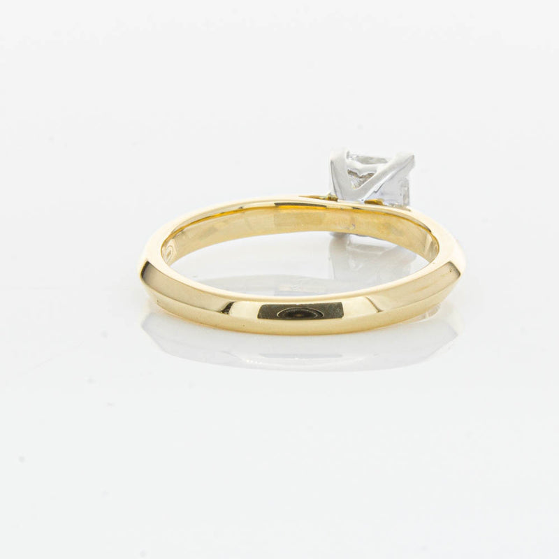 18ct Yellow Gold 1.00ct Princess Cut Diamond Venetian Ring-Ring-Walker & Hall