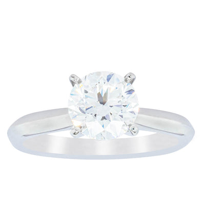 18ct White Gold 1.51ct Diamond Venetian Ring-Ring-Walker & Hall