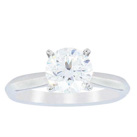18ct White Gold 1.51ct Diamond Venetian Ring-Ring-Walker & Hall