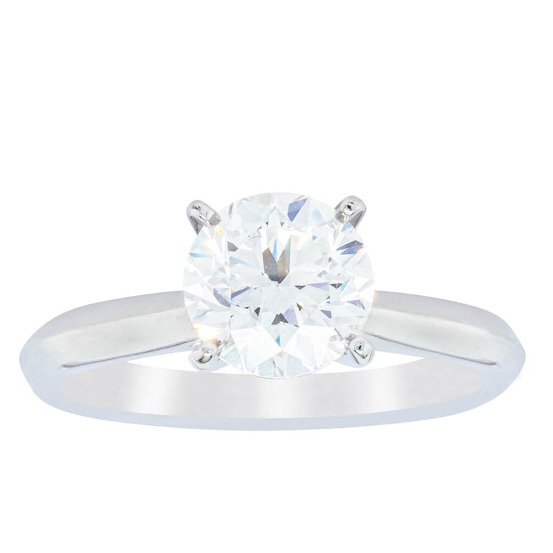 18ct White Gold 1.51ct Diamond Venetian Ring-Ring-Walker & Hall
