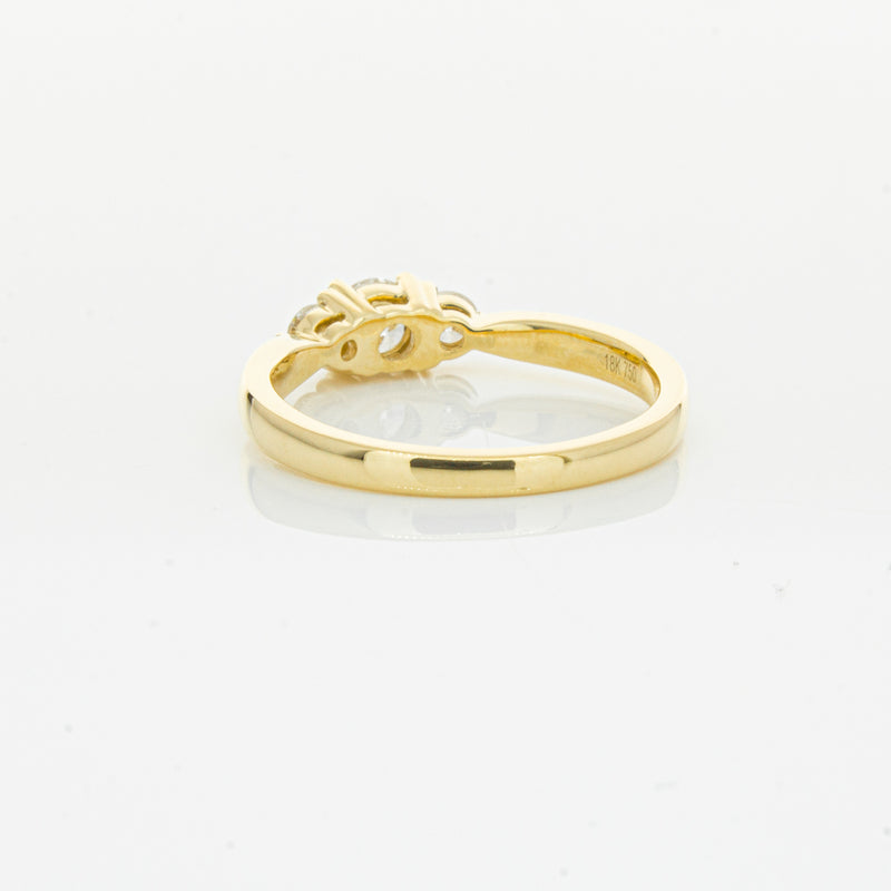 18ct Yellow Gold .30ct Diamond Elysian Ring-Ring-Walker & Hall