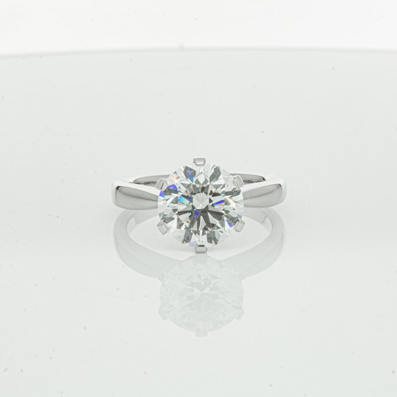 18ct White Gold 3.20ct Diamond Nova Ring-Ring-Walker & Hall