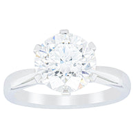 18ct White Gold 3.20ct Diamond Nova Ring-Ring-Walker & Hall