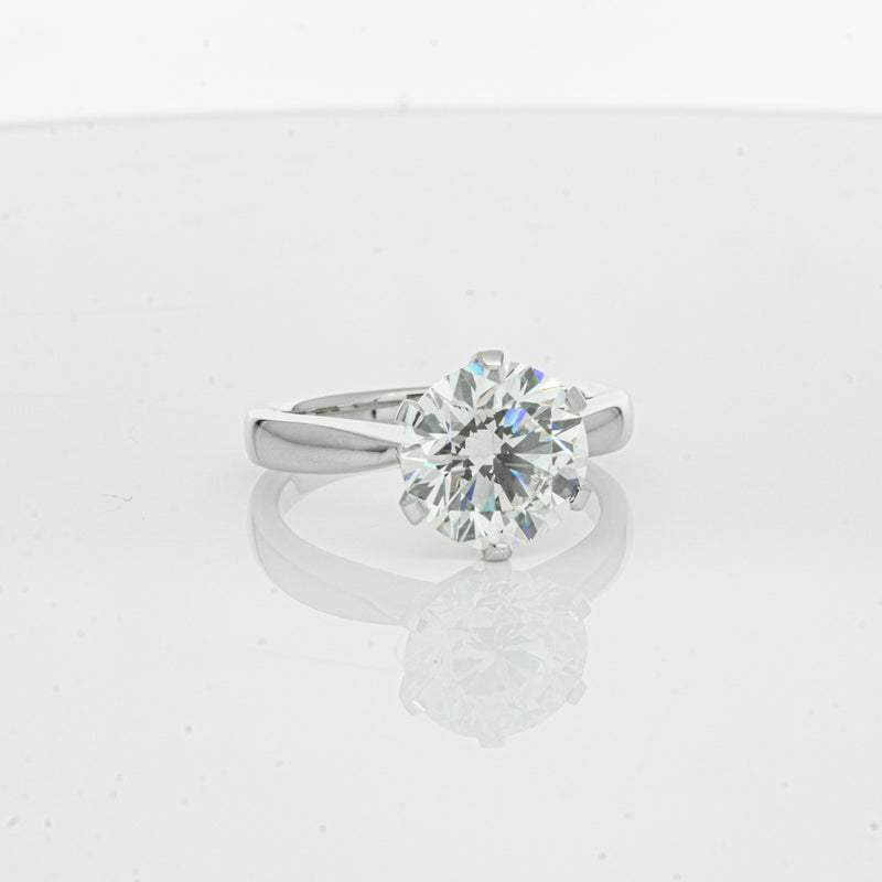 18ct White Gold 3.20ct Diamond Nova Ring-Ring-Walker & Hall