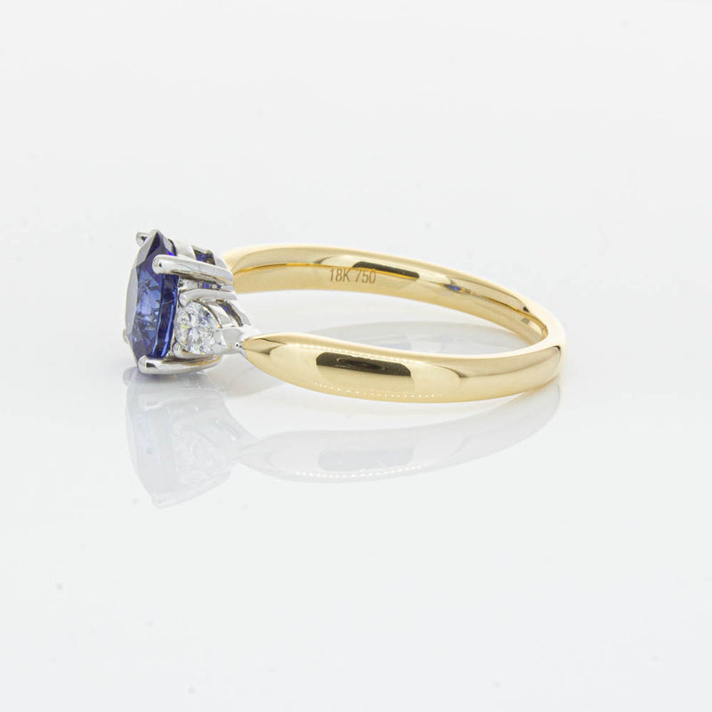 18ct Yellow Gold 1.47ct Sapphire & Diamond Ayla Ring-Ring-Walker & Hall