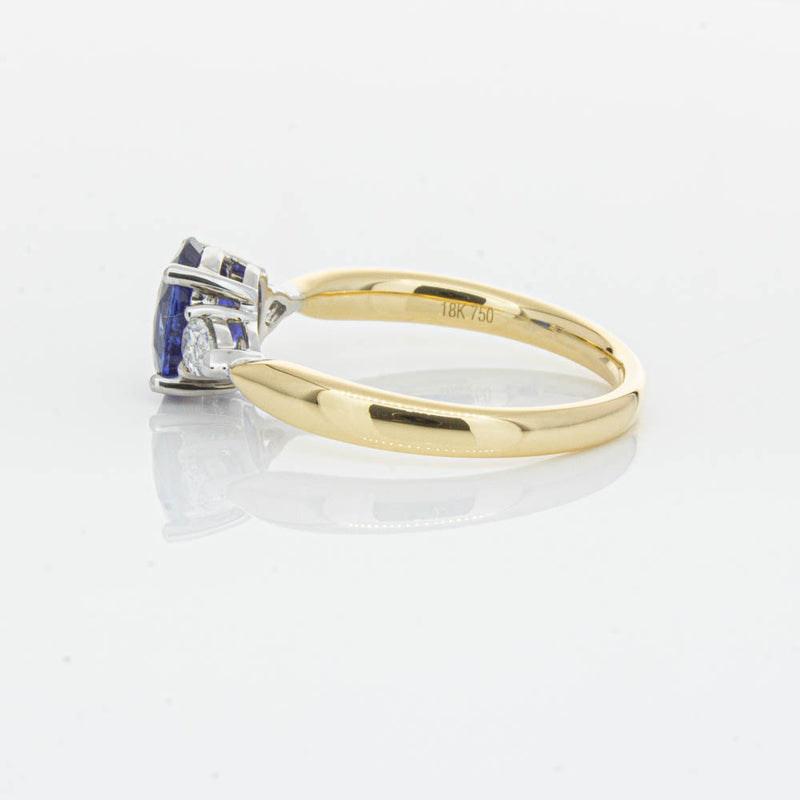 18ct Yellow Gold 1.47ct Sapphire & Diamond Ayla Ring-Ring-Walker & Hall