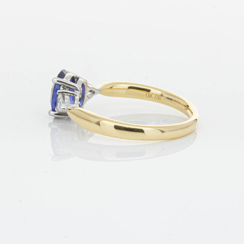 18ct Yellow Gold 1.47ct Sapphire & Diamond Ayla Ring-Ring-Walker & Hall