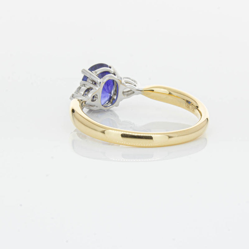 18ct Yellow Gold 1.47ct Sapphire & Diamond Ayla Ring-Ring-Walker & Hall