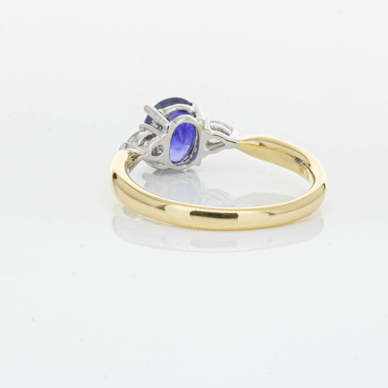 18ct Yellow Gold 1.47ct Sapphire & Diamond Ayla Ring-Ring-Walker & Hall
