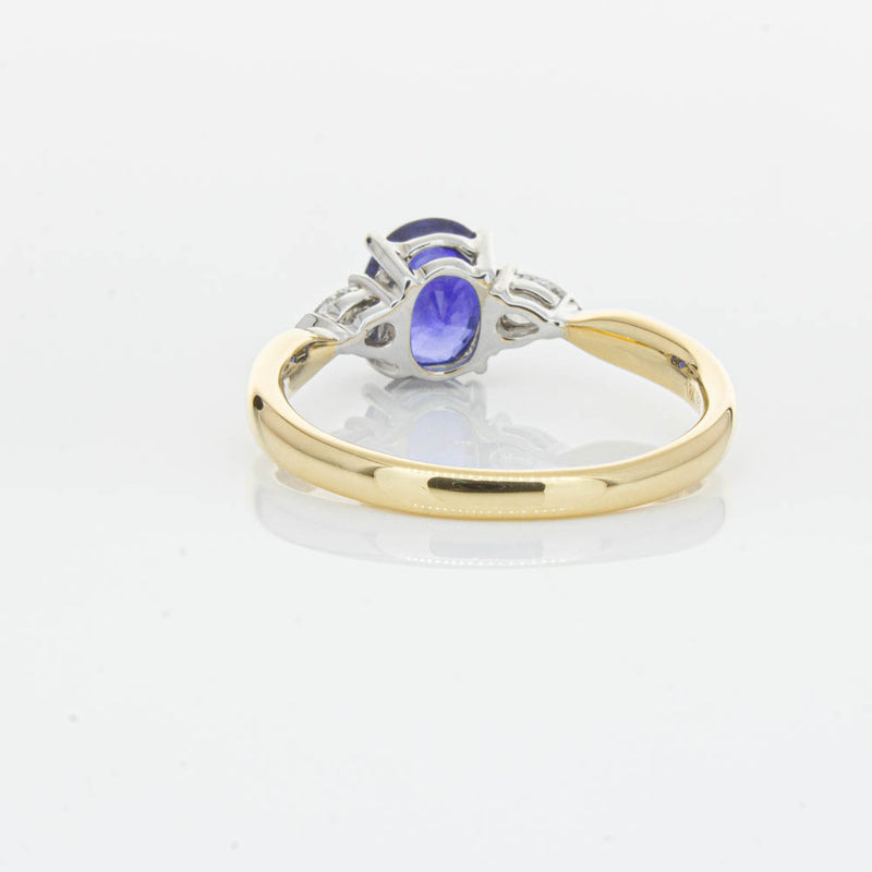 18ct Yellow Gold 1.47ct Sapphire & Diamond Ayla Ring-Ring-Walker & Hall