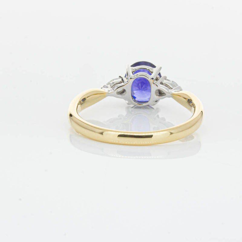 18ct Yellow Gold 1.47ct Sapphire & Diamond Ayla Ring-Ring-Walker & Hall