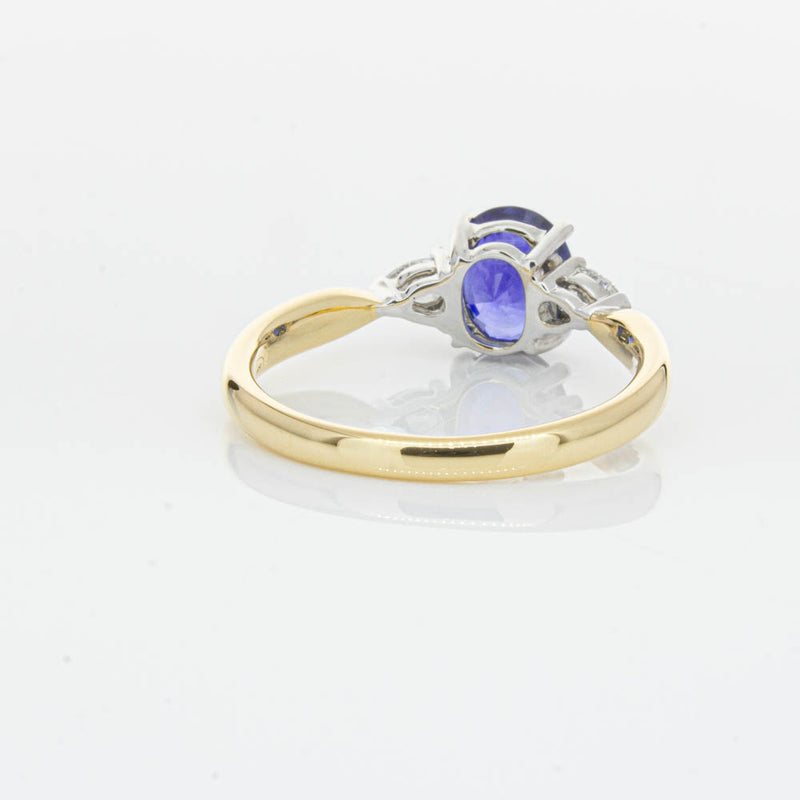 18ct Yellow Gold 1.47ct Sapphire & Diamond Ayla Ring-Ring-Walker & Hall