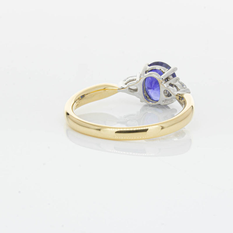 18ct Yellow Gold 1.47ct Sapphire & Diamond Ayla Ring-Ring-Walker & Hall