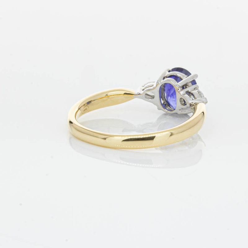 18ct Yellow Gold 1.47ct Sapphire & Diamond Ayla Ring-Ring-Walker & Hall