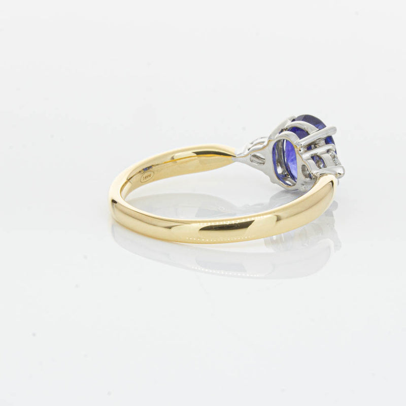 18ct Yellow Gold 1.47ct Sapphire & Diamond Ayla Ring-Ring-Walker & Hall