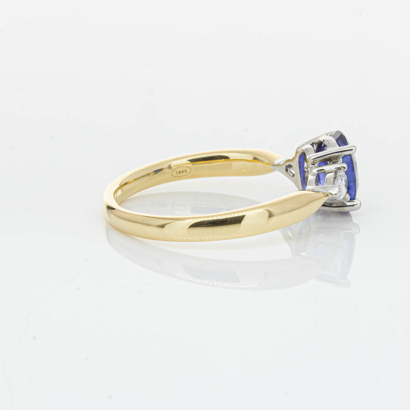 18ct Yellow Gold 1.47ct Sapphire & Diamond Ayla Ring-Ring-Walker & Hall
