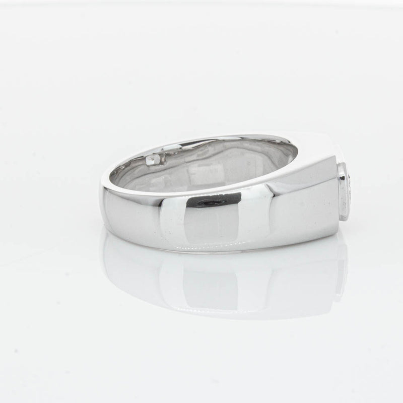 14ct White Gold Radiant Cut Diamond Ring-Ring-Walker & Hall