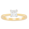 18ct Yellow Gold .70ct Princess Cut Diamond Royale Ring-Ring-Walker & Hall