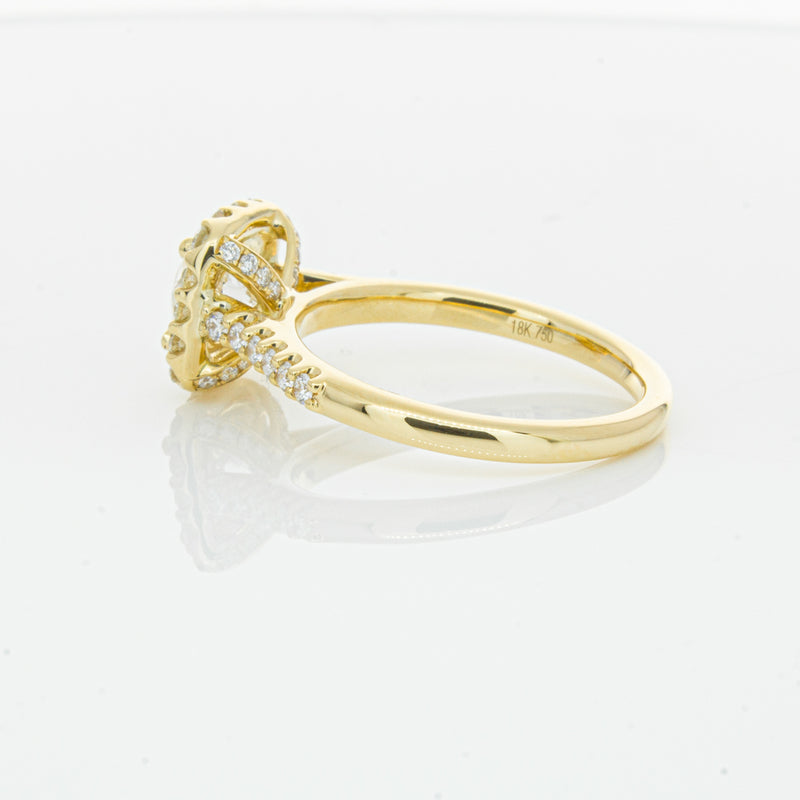 18ct Yellow Gold 1.00ct Diamond Manhattan Ring-Ring-Walker & Hall