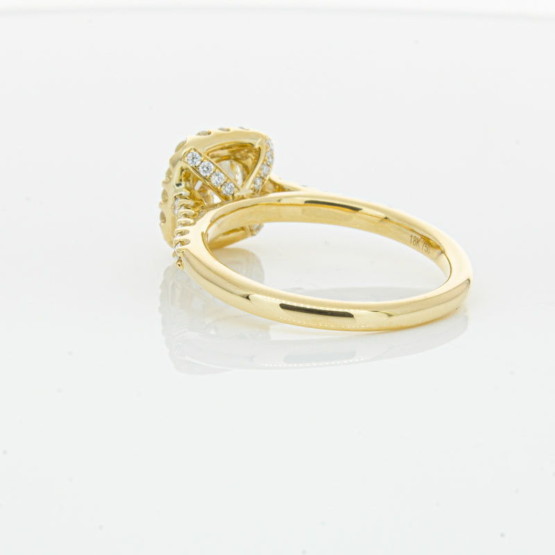 18ct Yellow Gold 1.00ct Diamond Manhattan Ring-Ring-Walker & Hall