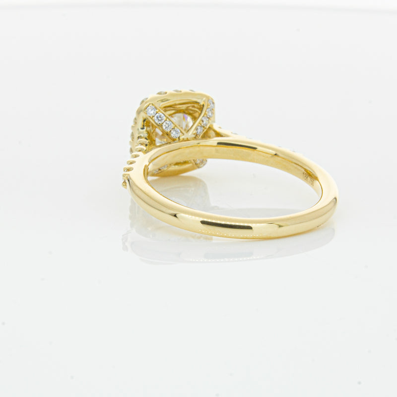 18ct Yellow Gold 1.00ct Diamond Manhattan Ring-Ring-Walker & Hall