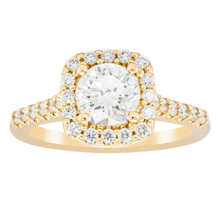 18ct Yellow Gold 1.00ct Diamond Manhattan Ring-Ring-Walker & Hall