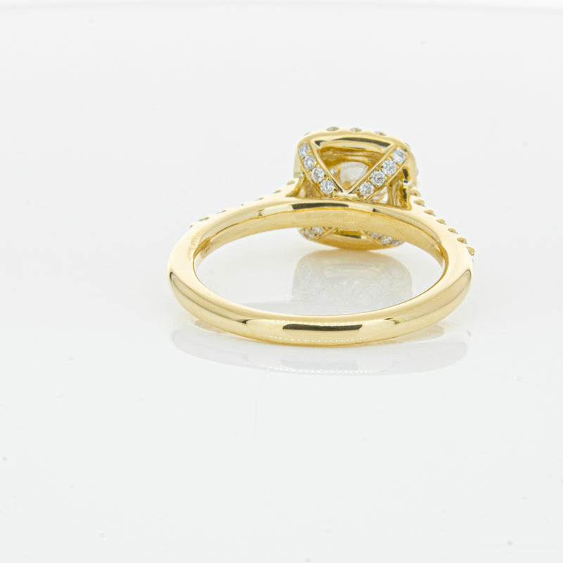 18ct Yellow Gold 1.00ct Diamond Manhattan Ring-Ring-Walker & Hall
