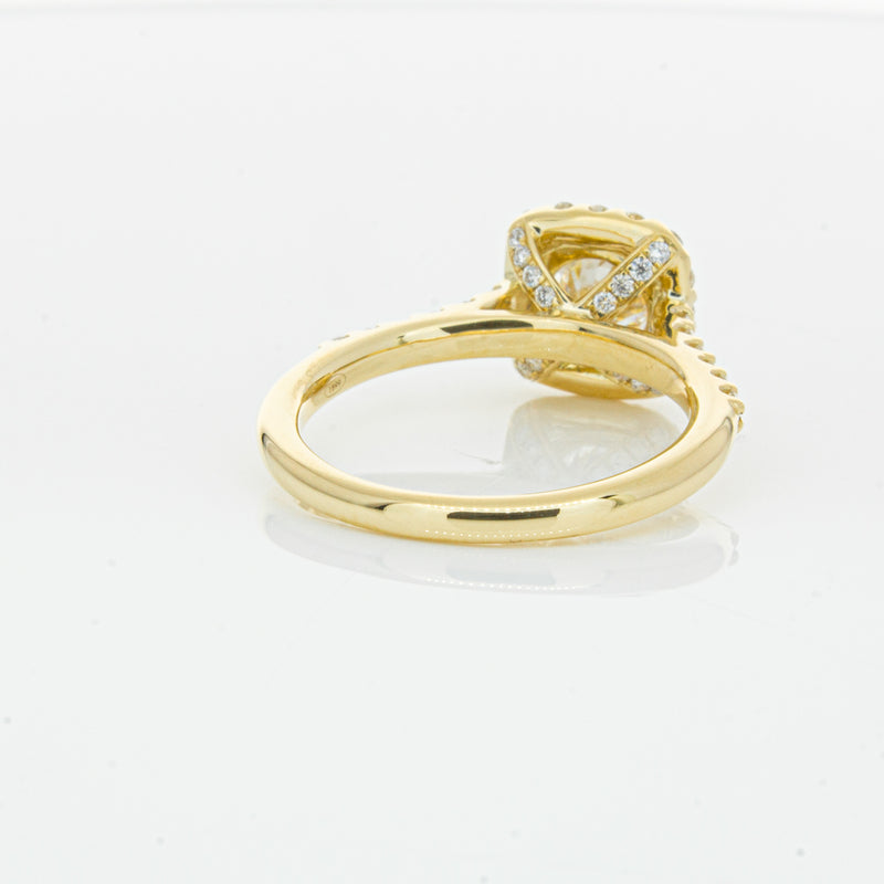 18ct Yellow Gold 1.00ct Diamond Manhattan Ring-Ring-Walker & Hall