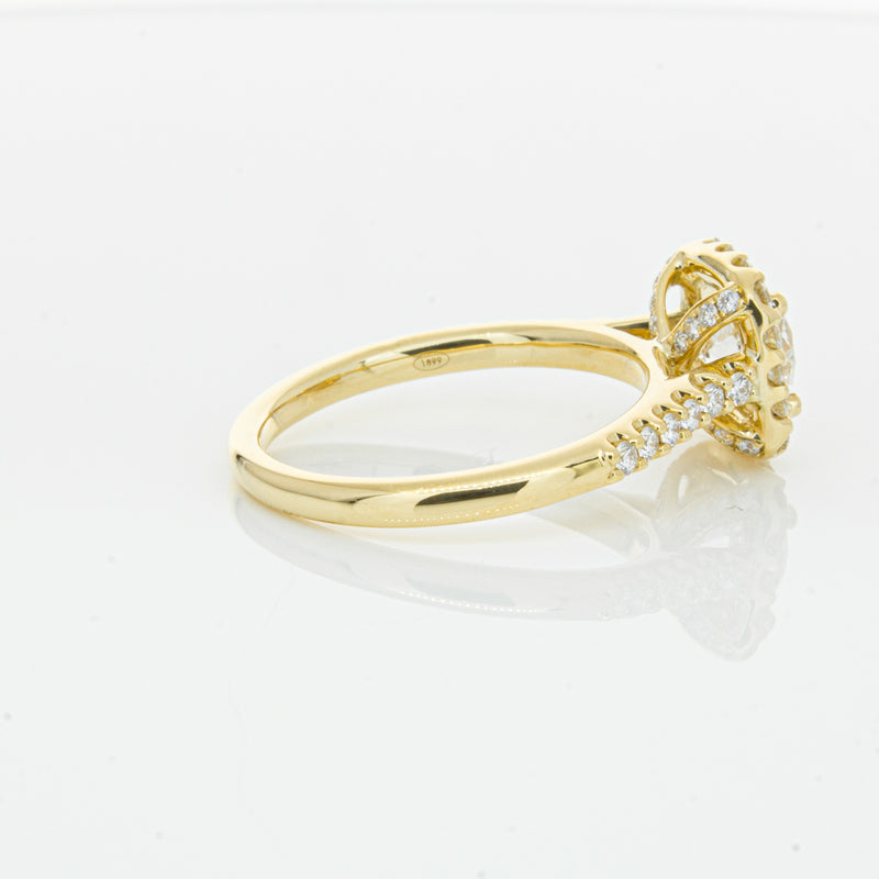 18ct Yellow Gold 1.00ct Diamond Manhattan Ring-Ring-Walker & Hall