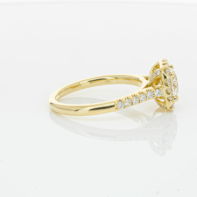 18ct Yellow Gold 1.00ct Diamond Manhattan Ring-Ring-Walker & Hall