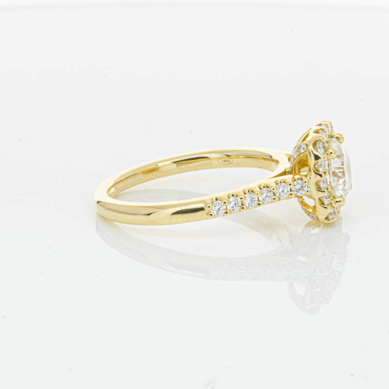 18ct Yellow Gold 1.00ct Diamond Manhattan Ring-Ring-Walker & Hall