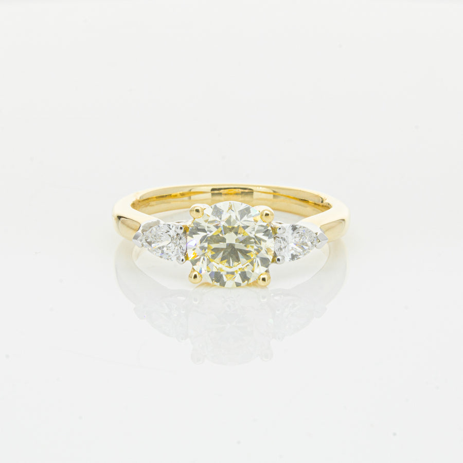 18ct Yellow Gold Yellow Diamond Ayla Ring-Ring-Walker & Hall