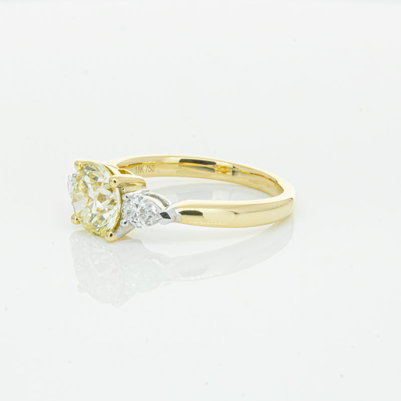 18ct Yellow Gold Yellow Diamond Ayla Ring-Ring-Walker & Hall